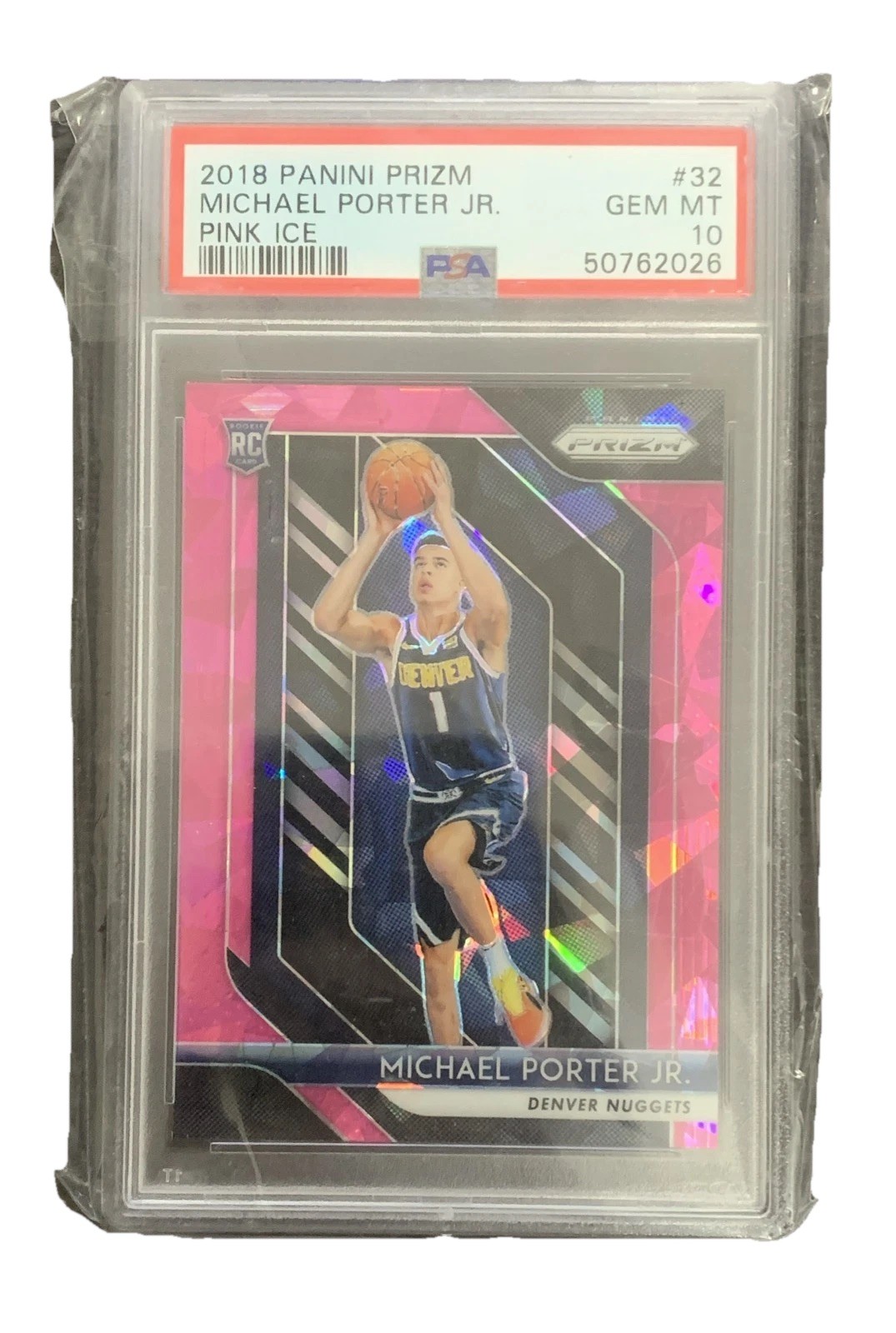 2018-19 Panini Prizm - Michael Porter Jr. #32 Pink Ice Prizm (RC)