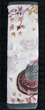 Pottery Barn Fantastical Forest Turkey Embroidered Table Runner 18&rdquo;x108&rdquo;