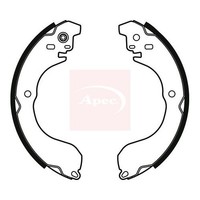 Apec Apec Nissan Juke F15 2010-2019 Bremsbacken Hinten (R90) SHU821