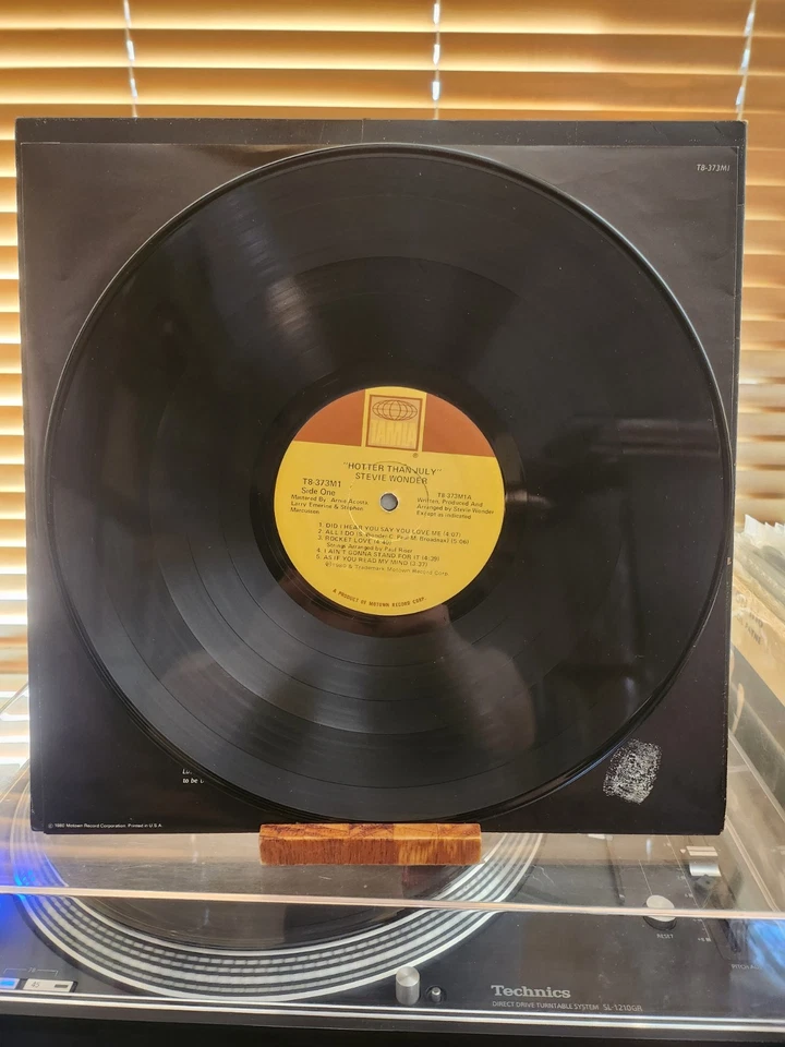 Stevie Wonder, Hotter Than July, 1980 1st Tamla Stereo, T8-374M1, VG+/VG+ Foto 3 de 4