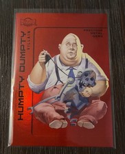 2025 Skybox Metal Universe Batman Humpty Dumpty PMG Red 17/100 image