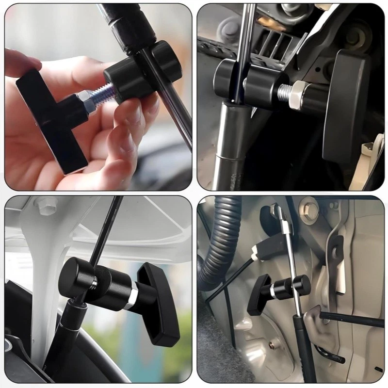 2PCS Car Hood Prop Struts Clamp Universal Car Hood Lift Support Retaining Clip - Image 4 of 4