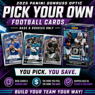   2025 Donruss Optic Football Pick Your Own Card  