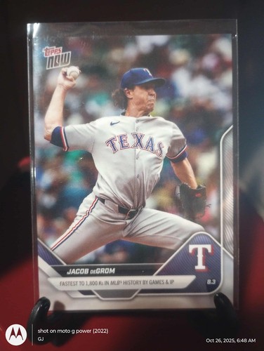2025 Topps Now 512 Jacob deGrom
