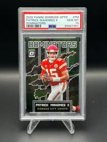2020 Panini Donruss Optic PATRICK MAHOMES II Dominators PSA 10 #PM Chiefs