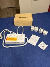 TESSAN Travel Adapter and Power Converter Model TUS-2-white