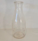 Vintage Glass Milk Bottle One Quart Liquid Property of H.B.Freeburn Cadiz Ohio