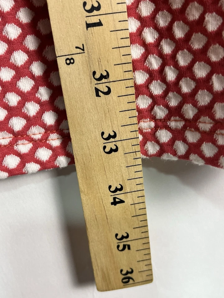 Vestido Everly para mujer rojo y blanco a lunares talla M calce y acampanado cuello en V lazo trasero Foto 2 de 4