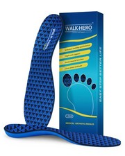 Walkhero Arch Support Inserts for Plantar Fasciitis and Flat Foot, Orthotic I...