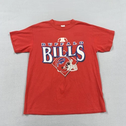 Seller's photo on eBay: Vintage Buffalo Bills Shirt Mens Medium Red NFL Football 80s USA made graphic