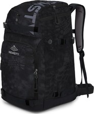 Ski boot bag, 55L/70L waterproof ski/snowboard boot travel backpack.