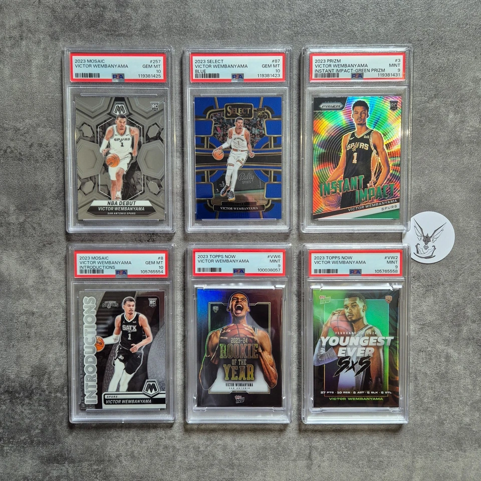 Wembanyama PSA Rookie Karten - San Antonio Spurs SAS - RC - graded - NBA -Victor - Bild 1 von 1