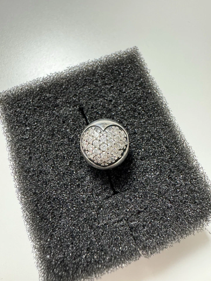 Pandora Clip Charm Love of my Life 925 Sterling Silber Zirkonia-Pavé 791053CZ