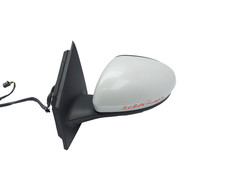 RENAULT MEGANE MK4 2021 POWER FOLD WING MIRROR LEFT PASSENGER SIDE IN WHITE