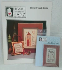Two Heart In Hand - Home Sweet Home & 4th of July   Cross Stitch Patterns