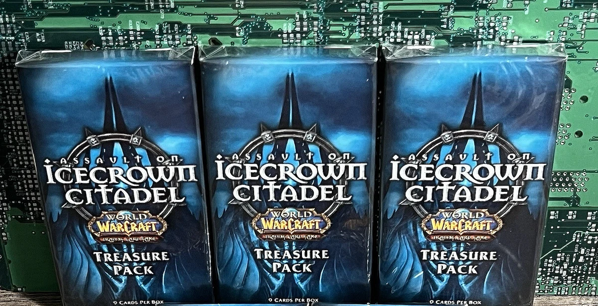 World of Warcraft TCG Sealed Collectible Card Game Packs for sale