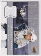 2008-09 Upper Deck Game Jerseys David Legwand Nashville Predators #GJ-DL
