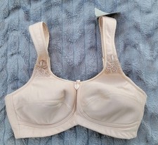 Amoena Womens 34 B Kelly Mastectomy 2153 Wire Free Beige Bra NWT