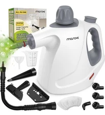 Pressurized Handheld Multi-Surface Natural Steam Cleaner with 12 pcs Accessories