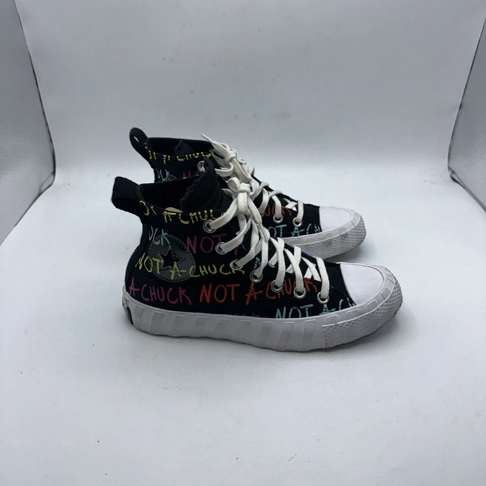 匡威鞋 儿童 5 男孩 UNT1TL3D 非 Chuck Hi 运动鞋 273166C 黑色 — 第 2/4 张图片