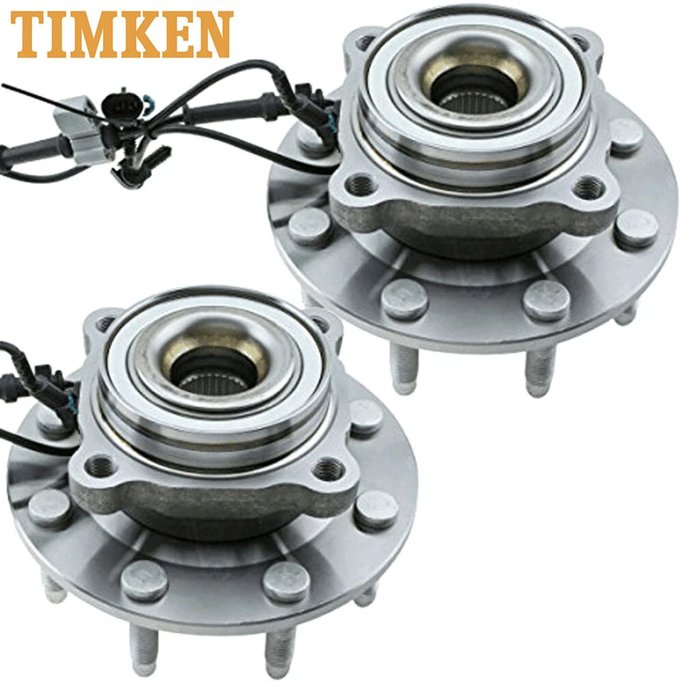 Cojinetes de cubo de rueda delantera TIMKEN para 07-10 Chevy Sierra Silverado 2500 3500HD SRW Foto 4 de 4