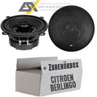 ESX Lautsprecher FüR Citroen Berlingo 1 Heck Boxen 13Cm Koax Auto-Einbauset PKW