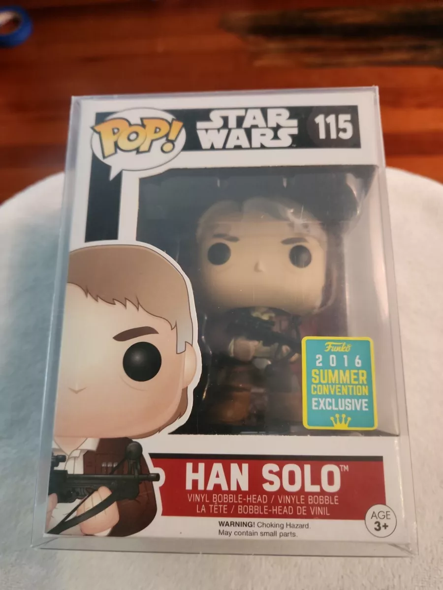 FUNKO POP STAR WARS HAN SOLO CONVENTION EXCLUSIVE 115 WITH