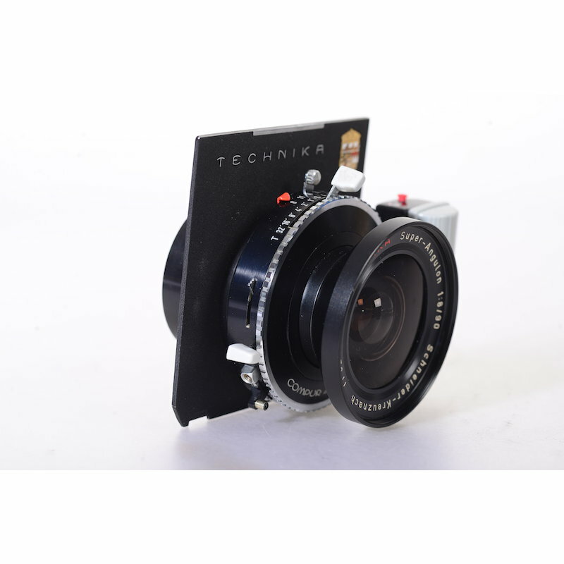 Objectif Schneider Super-Angulon 8/121 Mm - Synchro-Compur 0 - Pour Linhof - Occasion