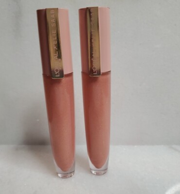 set of 2-L'Oreal Paris Makeup Elie Saab Lip Gloss Ambre Choc..