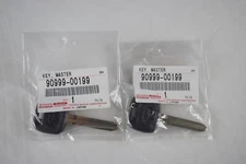 TOYOTA GENUINE NON CHIP UNCUT BLANK KEY 2 x 9099900199 CAMRY Corolla Rav4 Yaris 