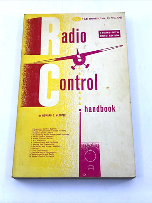 Radio Control Handbook Howard G. McEntee 3rd Ed 1973 Tab Books No. 93 Planes