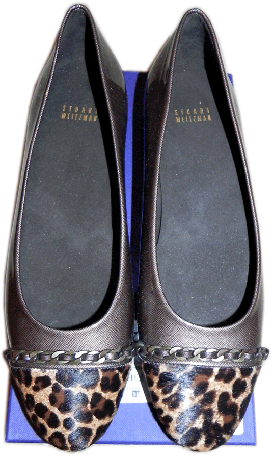 425 Stuart Weitzman Leopard Ponyhair Cap Toe Chain Ballet - Flats - Ballet Legacy 10- 40 1a8b99 425 Stuart Weitzman Leopard Ponyhair Cap Toe Chain Ballet - Flats - Ballet Legacy 10- 40 1a8b99