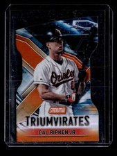 2023 Topps Stadium Club Orange *Cal Ripken Jr. *#'d/50 Triumvirates Die-Cut #T-1