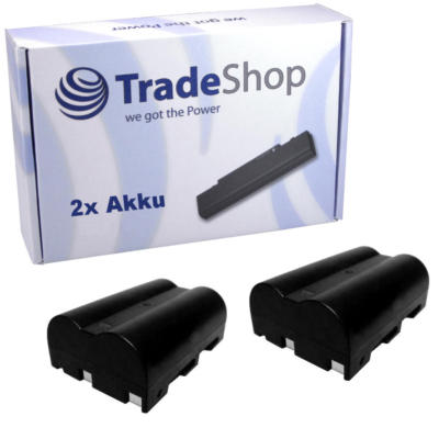 2x Akku 2000mAh Pentax K10D K10-D K-10D K-10-D DLi-50 DL-i50 DL
