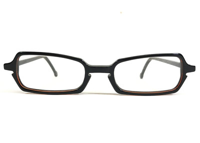 Vintage la Eyeworks Eyeglasses Frames PERK 800 Black Red Rectangular 45-19-135