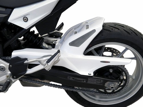 BMW F900R & XR 20-25 White & Silver Mesh Rear Hugger Powerbronze RRP £139 - Picture 4 of 6