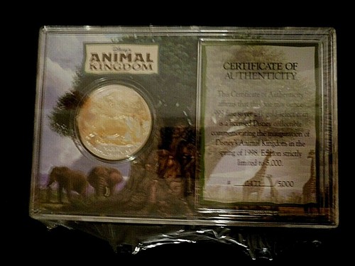 Disney Animal Kingdom Limited Edition Grand Opening Commemorative Silber & Gold - Bild 6 von 11
