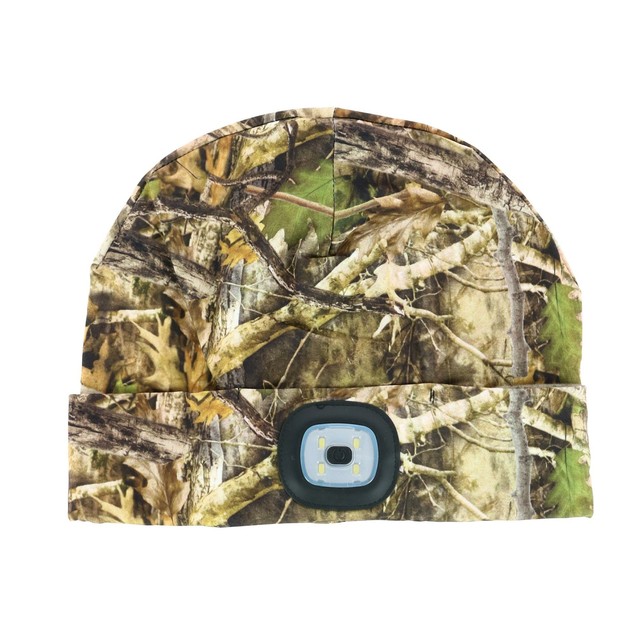Night SCOUT Camo Beanie Hat LED Light 