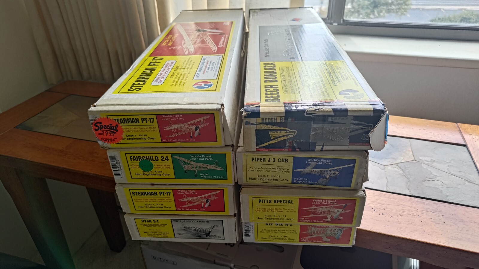 Lot of 8 Herr Engineering Corp model airplane kits eBay