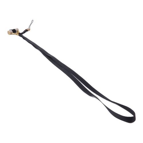 Bracelet téléphone SAINT LAURENT YSL métal doré noir - Photo 4 sur 8