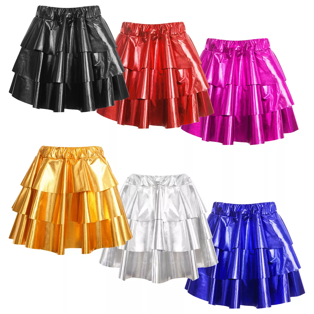 Ebay top metallic skirt