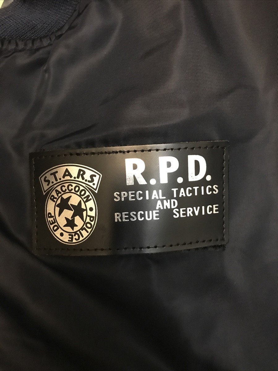 Vintage Resident Evil Tokyo Phantom Reversible S.T.A.R.S. MA-1 RPD