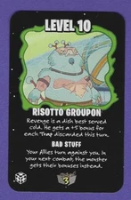 Munchkin Rick & Morty Risotto Groupon GenCon Promo Card SJG Actual Scans!