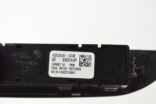 BMW 3 SERIES F30 2014 9252920 ESP SWITCH - Picture 2 of 4
