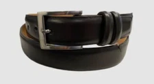 $145 W. Kleinberg Men's Brown Basic Leather Interchangeable Buckle Belt Size 40