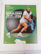 Wimbledon 1979 and 1980 RCA Selectavision CED Tennis Ultra Rare Videodisc
