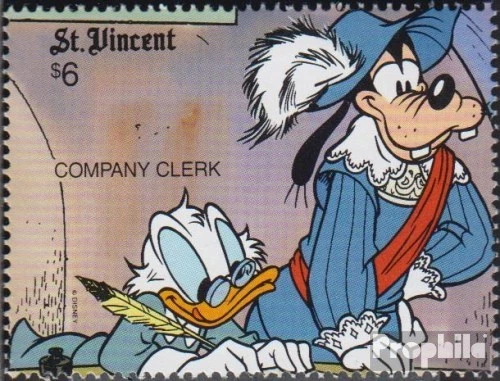 st. vincent 1526 (complète edition) neuf avec gomme originale 1990 walt-disney-p - Photo 1/1
