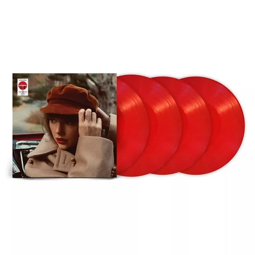 TAYLOR SWIFT RED TAYLOR’S VERSION RED VINYL 4LP TARGET EXCLUSIVE LIMITED SEALED