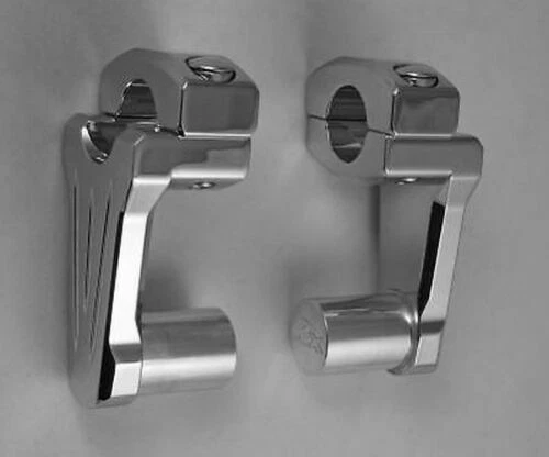 Rialzi cromato per manubri per moto