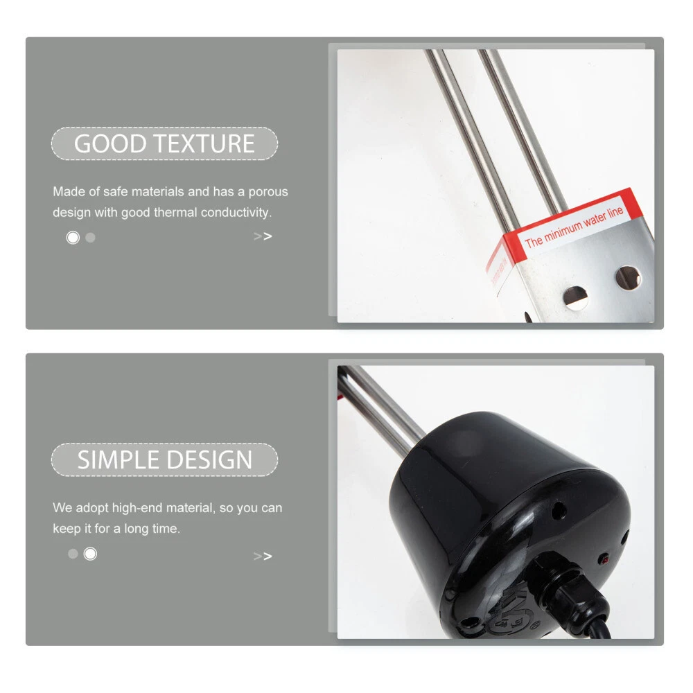 solar water heater 1500W Pool Heater Submersible Bucket Water Heater Warmer  for | eBay